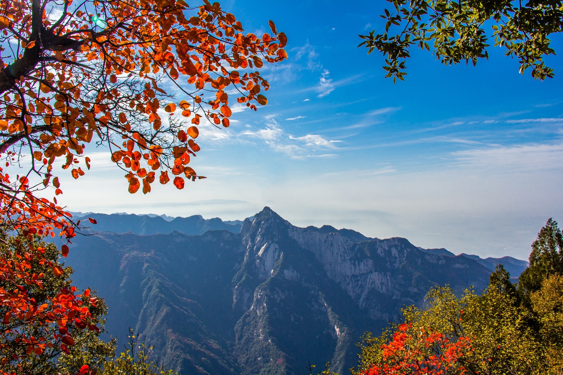 少華山：層林盡染 華彩山川